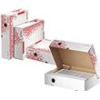 LEITZ Esselte Speedbox rychle-složitelná archivační krabice 150 mm, bílá-červená