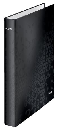 LEITZ Kroužkový pořadač WOW, A4+, 2DR/25mm, černá