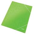 LEITZ Tříchlopňové desky WOW, A4, zelená