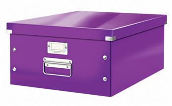 LEITZ Univerzální krabice Click&Store, velikost L (A3), purpurová