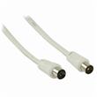 Nedis CSGP40000WT20 - Koaxiální Kabel 90 dB | IEC (Koaxiální) Zástrčka - IEC (Koaxiální) Zásuvka | 2 m | Bílá barva