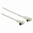 Nedis CSGP40100WT30 - Koaxiální Kabel 90 dB | IEC (Koaxiální) Úhlová Zástrčka - IEC (Koaxiální) Úhlová Zásuvka | 3 m | Bílá barva
