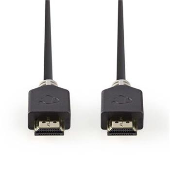 Nedis CVBW34000AT10 - Kabel High Speed HDMI™ s Ethernetem | Konektor HDMI™ - Konektor HDMI™ | 1 m | Antracit