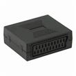 Nedis CVGP31950BK - Adaptér SCART | SCART Zásuvka - SCART Zásuvka | Černá barva