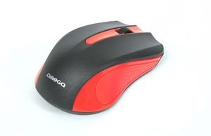 OMEGA myš OM-05R, 1000DPI, černo/červená