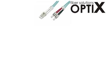 OPTIX LC-ST Optický patch cord 50/125 3m Duplex OM3