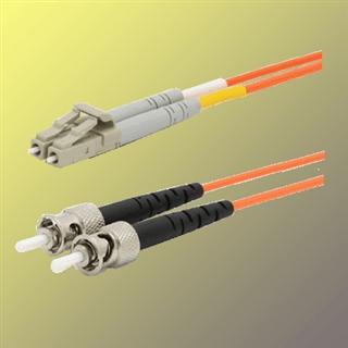 OPTIX LC/UPC-ST/UPC Optický patch cord 50/125 2m