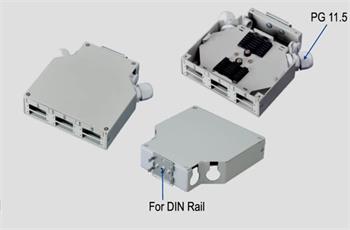 OPTIX Optický box 12C na DIN lištu 6xSCDuplex