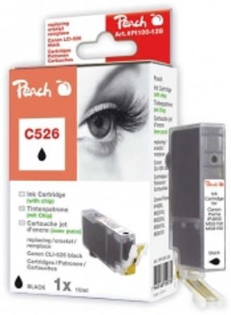 PEACH kompatibilní cartridge Canon CLI-526BK, Black, 10 ml