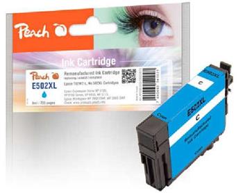 PEACH kompatibilní cartridge Epson T02W2, No 502XL azurová, 8ml