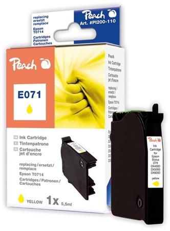 PEACH kompatibilní cartridge Epson T0894, Yellow, 6,2 ml