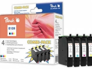 PEACH kompatibilní cartridge Epson T1285 MultiPack, Black, Cyan, Magenta, Yellow, 4x 1,5 ml
