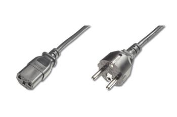 PremiumCord napájecí kabel 240V, délka 2m CEE7 přímý/IEC C13