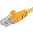 Premiumcord Patch kabel CAT6a S-FTP, RJ45-RJ45, AWG 26/7 0,5m žlutá