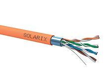 Solarix Instalační kabel CAT5E FTP LSOHFR B2ca s1 d1 a1 500m/reel