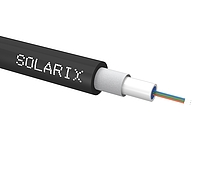Solarix Univerzální kabel CLT Solarix 04vl 50/125 LSOH Eca OM3 černý SXKO-CLT-4-OM3-LSOH