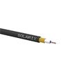 Solarix Zafukovací kabel MINI Solarix 02vl 9/125 HDPE Fca černý SXKO-MINI-2-OS-HDPE