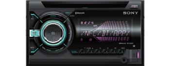 SONY WX-900BT - 2 DIN Bluetooth autorádio s CD/MP3 přehrávačem, výkon 4x55W, vstup USB a AUX