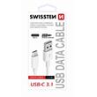 SWISSTEN DATA CABLE USB / USB-C 3.1 1,5M WHITE (7mm)