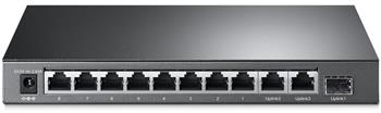TP-Link TL-SG1210MP Gigabitový Switch 8xGLAN 2xGLAN Uplink 1xSFP PoE+ 123W