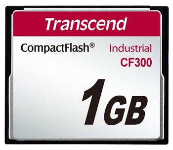 Transcend 1GB INDUSTRIAL CF300 CF CARD, high speed