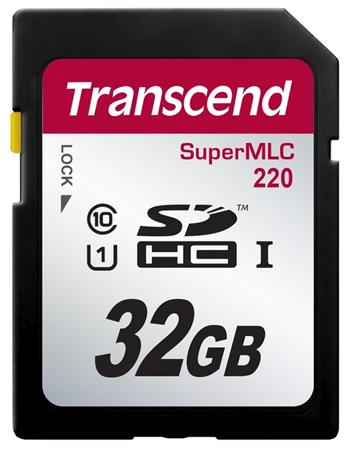 Transcend 32GB SDHC220 (Class 10) UHS-I U1 SuperML