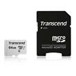 Transcend 64GB microSDXC 300S UHS-I U1 (Class 10) paměťová karta (s adaptérem)