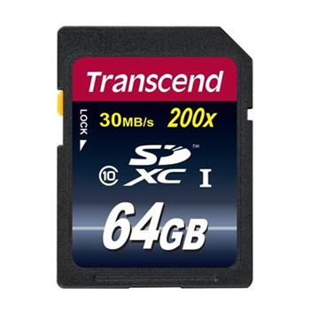 Transcend 64GB SDXC (Class 10) UHS-I 200x (Premium