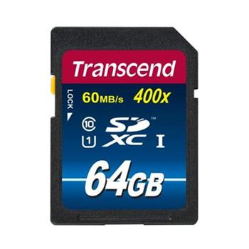 Transcend 64GB SDXC (Class10) UHS-I 400X (Premium)