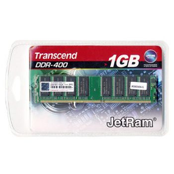 Transcend paměť 1GB DDR 400MHz U-DIMM (JetRam) CL3