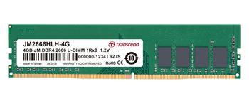 Transcend paměť 4GB DDR4 2666 U-DIMM (JetRam) 1Rx8