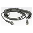 Zebra/Motorola LS2208/LS4208, kroucený kabel, USB, 2,8m
