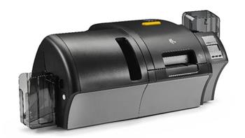 Zebra Printer ZXP Series 9; Dual Sided, Single-Sided Lamination, UK/EU Cords, USB, 10/100 Ethernet, Contact Encoder and Contac